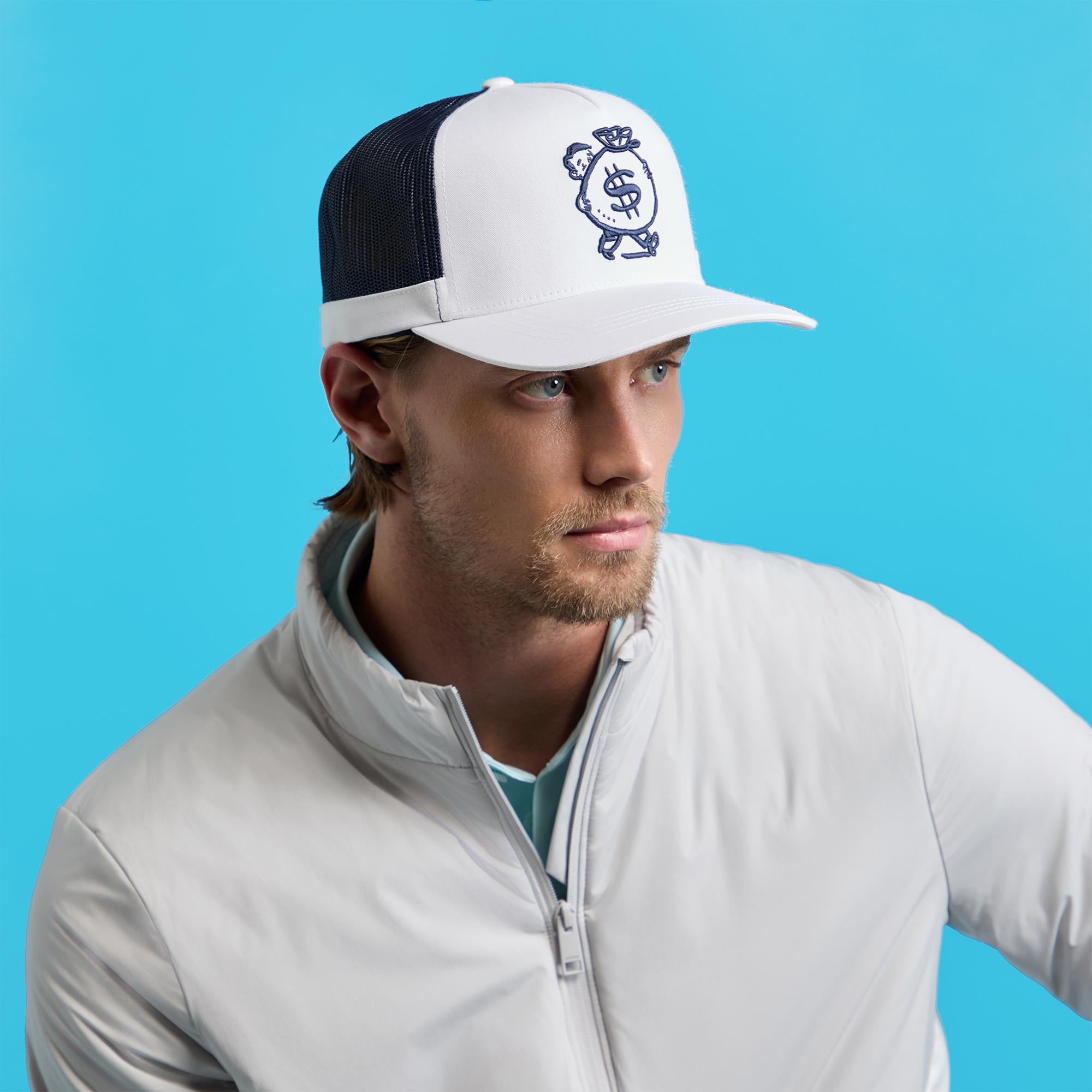 G/FORE Money Man Trucker Cap Snow
